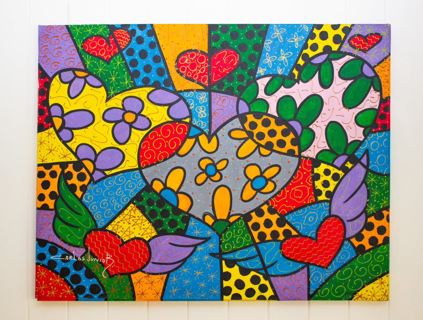 Multicoloured Hearts