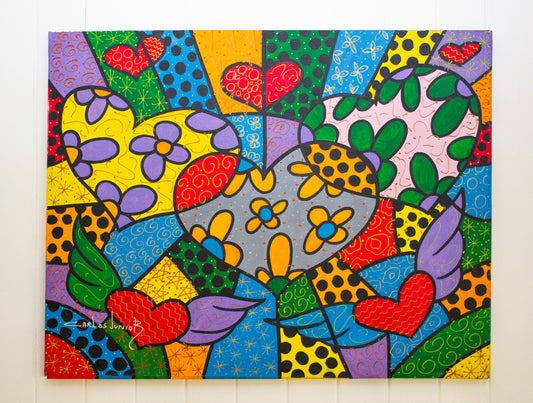 Multicoloured Hearts